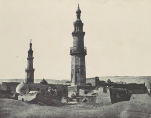 Övre Egypten. Girgeh. Moskén i Ali-Bey, 1850. av Maxime Du Camp