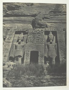 Ibsamboul, Entrance to Speos of Hathor, Nubia, 184951, tryckt 1852. av Maxime Du Camp