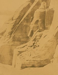 Ibsamboul; Den orientaliska kolossen sedd i profil av Maxime Du Camp