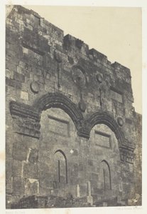 Jerusalem, Gyllene porten (Bab-El-Daharieh); Palestina av Maxime Du Camp
