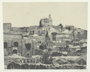 Jerusalem, Västra kvarteret, Palestina, 184951, tryckt 1852. av Maxime Du Camp