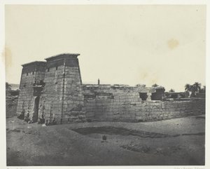 Karnak, Khons tempel; Thebe av Maxime Du Camp
