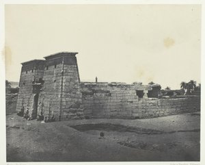 Karnak, Temple de Khons, Thèbes, 184951, tryckt 1852. av Maxime Du Camp