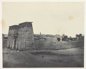 Karnak, Khons tempel; Thebe av Maxime Du Camp