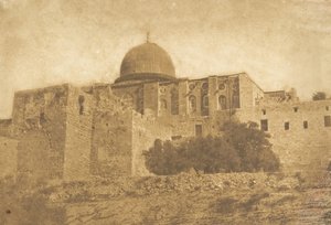 Koubbé-Nébi-Monça - Moses kupol i Jerusalem, augusti 1850. av Maxime Du Camp