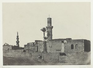 Moské nära Bab-el-Saïda, Kairo av Maxime Du Camp