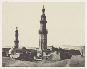 Moskén i Aly-Bey, Girgeh, Övre Egypten, plansch 15 från albumet "Egypte, Nubie, Palestine et Syrie" (1852) av Maxime Du Camp