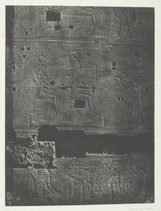 Västra muren, Isis stora tempel i Philoe; Nubien, plansch 78 från albumet "Egypte, Nubie, Palestine et Syrie" (1852) av Maxime Du Camp