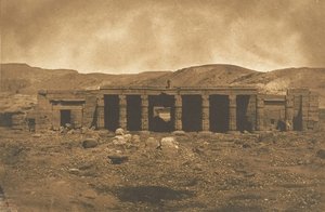Gournah Menephteuns palats i Thebe, 1849-50. av Maxime Du Camp