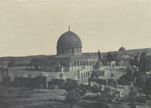 Palestina. Jerusalem. Omars moské, 1850.