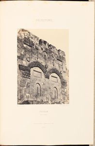 Palestina. Jerusalem. Gyllene porten av Maxime Du Camp