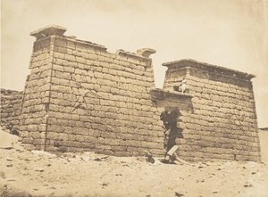 Pylones du Temple de Sébona, 3 april 1850. av Maxime Du Camp