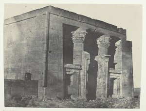 Temple De Dakkeh, Naos, Nubia, 184951, tryckt 1852. av Maxime Du Camp