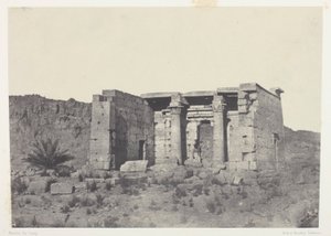Temple of Tafeh (Ancient Taphis), Nubia av Maxime Du Camp