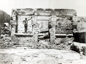 Hathors tempel i Dendarah, 28 maj 1850