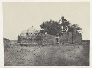 Cidi-Abdellah-el-Marabouts grav, övre Egypten av Maxime Du Camp