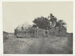 Cidi-Abdellah-el-Marabouts grav, övre Egypten, 184951, tryckt 1852. av Maxime Du Camp