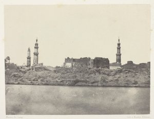 Allmän vy, Girgeh, övre Egypten av Maxime Du Camp