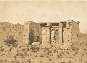 Utsikt över templet i Tafah Taphis, 9 april 1850.