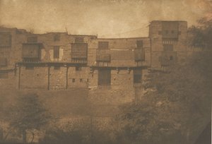 Vy tagen från en Jardin du Quartier Franc, i Kairo, december 1849-januari 1850. av Maxime Du Camp