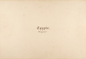 Egypten, Nubien, Syrien: Landskap och monument, 1849-50. av Maxime Du Camp