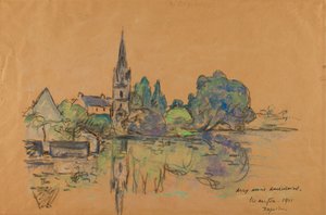 Landskap, 1911. av Maxime Emile Louis Maufra