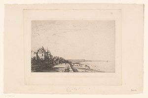 Utsikt över Villers Villers (Calvados) (titel på objekt)