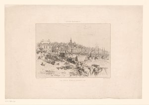 Utsikt över tillflyktsort i Trouville Den gamla hamnen i Trouville (titel på objekt) The Elegant Life (serietitel på objekt)