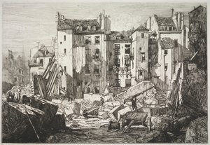 Rivning för invigningen av Rue des Écoles av Maxime Lalanne
