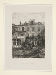 Hauteville-House, pl. 2 från sviten At Victor Hugo (Victor Hugo). av Maxime Lalanne