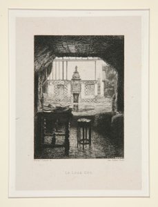 Se ut, pl. 10 från sviten Chez Victor Hugo (Victor Hugo av Maxime Lalanne