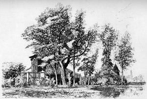The Acacias, c1850-1895 1924 av Maxime Lalanne