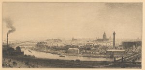 Paris år 1867: utsikt från Trocadéro av Maxime Lalanne