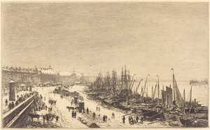 Bordeaux hamn av Maxime Lalanne