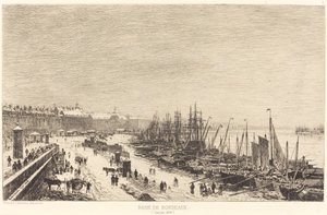 Bordeaux hamn av Maxime Lalanne