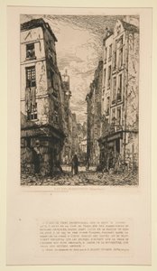 Rue des Marmousets (Gamla Paris) av Maxime Lalanne
