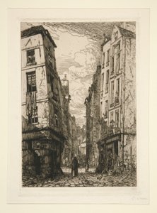 Rue des Marmousets (Gamla Paris) av Maxime Lalanne