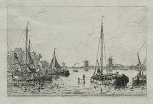 Skiss från naturen, 1877. av Maxime Lalanne