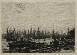 Hamnen i Bordeaux.