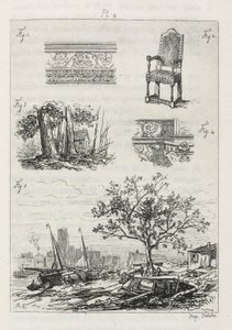 Avhandling om etsning: Plåt 4, 1866. av Maxime Lalanne