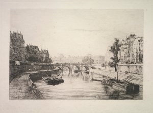 Utsikt från St. Michel Bridge av Maxime Lalanne