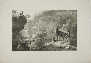 Hjorten och gemsarna av Maximilian Josef Wagenbauer
