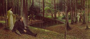 Målaren Friedrich Koenig (1847-1941) och Ida Kupelweiser a wood, c.1910 (o/c)