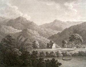 Vy över Mission of St. Fidèle av Maximilian zu Wied Neuwied