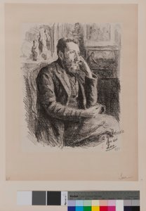 Till Georges Lecomte av Maximilien Luce