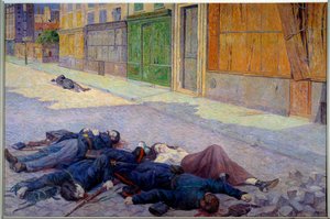 En gata i Paris i maj 1871 eller kommunen
