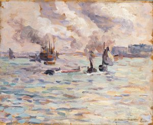 Flodmynningen av Maximilien Luce
