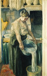 TheLaundress; Tvätterskan, av Maximilien Luce