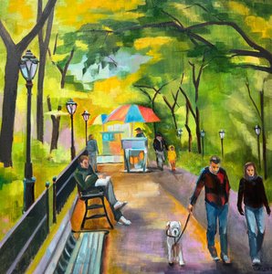 En promenad i stadsparken av Maxine Shore