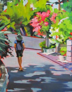 En promenad i sommarträdgården av Maxine Shore